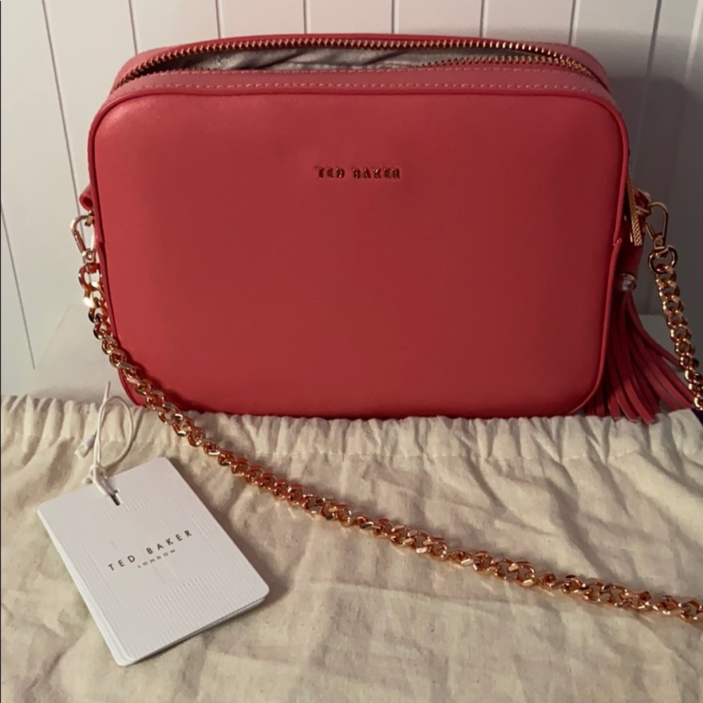 Pink Ted Baker Tassel Camera Bag